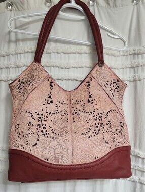Vtg, Sharif, Leather and "Pony Hair" Shoulder Bag.